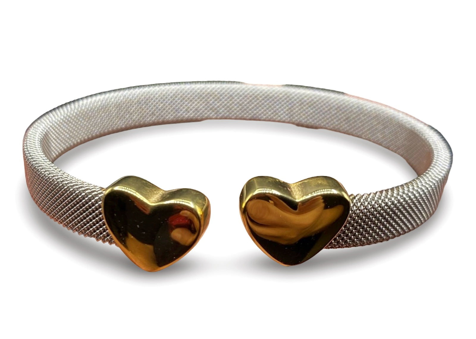 Stainless Hearts Bangle