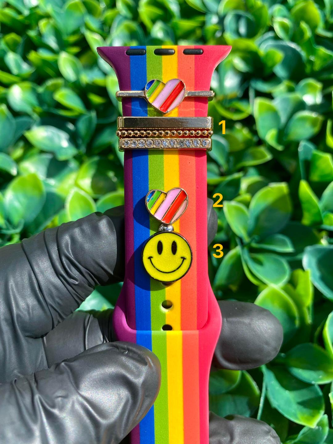 Rainbow Heart Set & Smiley